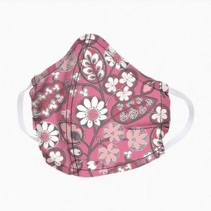 Vera Bradley face mask in blush pink